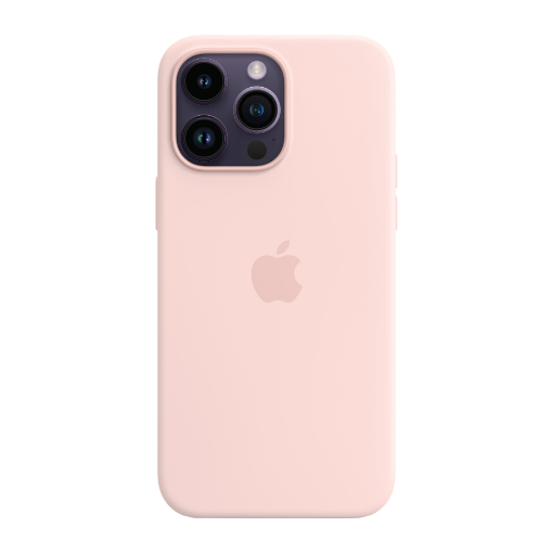 Picture of Apple: iPhone 14 Pro Max Silicone Case - Chalk Pink