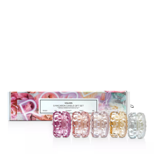 Picture of Roses Macaron Candle Gift set