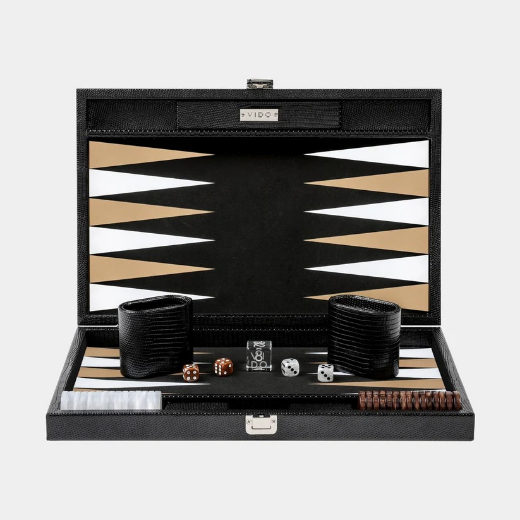 Picture of Jet Black Lizard Backgammon