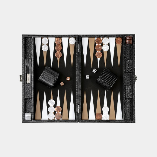 Picture of Jet Black Lizard Backgammon