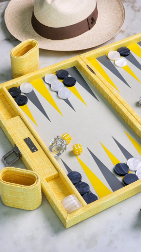 Picture of Lemon Alligator Backgammon