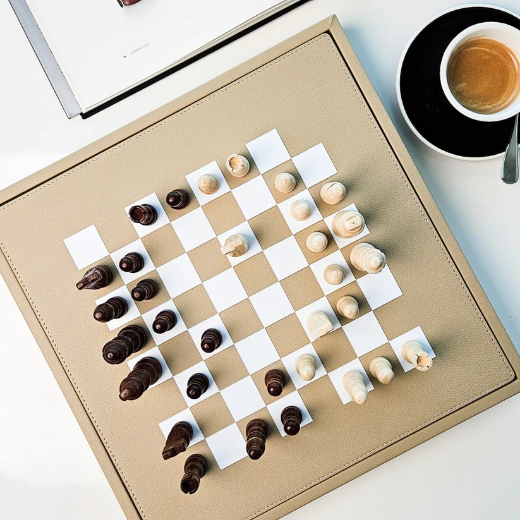 Picture of Sand Beige Chess Set