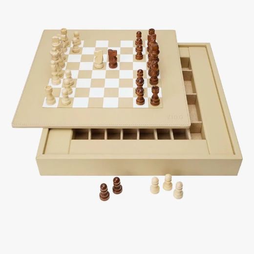 Picture of Sand Beige Chess Set