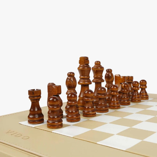 Picture of Sand Beige Chess Set