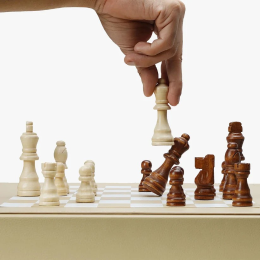 Picture of Sand Beige Chess Set