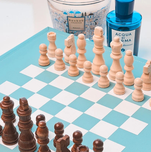 Picture of Turquoise Chess Set