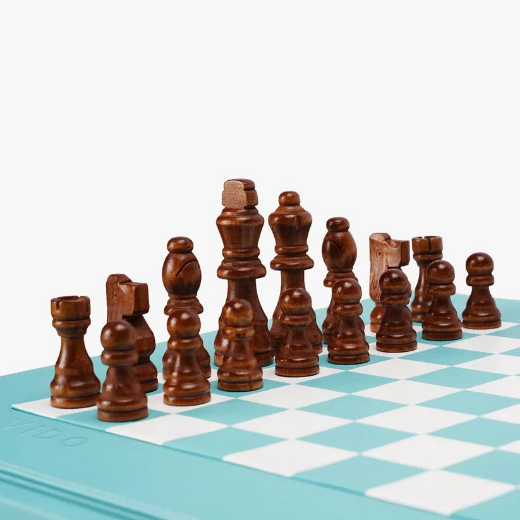 Picture of Turquoise Chess Set