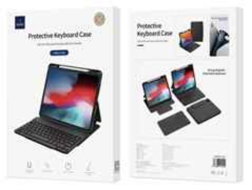 Picture of iPad 7th - 8th - 9th Generation Case with Keyboard Trackpad 10.2/10.5 Inch iPad Air Gen 3 Case iPad Pro 10.5 - A Smart Combo Touch Pad Keyboard and Pencil 