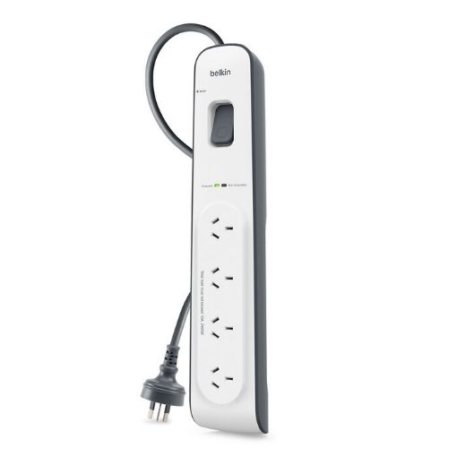 Picture of Belkin 4-outlet Surge Protection Strip with 2M Power Cord