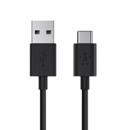 Picture of Belkin CAB001bt1MBK  BOOST CHARGE™ USB-A to USB-C Cable, 1M, Black