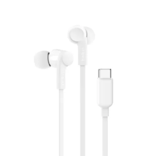 Picture of Belkin G3H0002btWHT SOUNDFORM™ Headphones with USB-C Connector, White