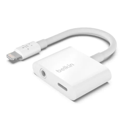 Picture of Belkin/F8J212btWHT 3.5 MM AUDIO  CHARGE ROCKSTAR 4 WHT