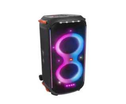 Picture of  JBL PartyBox 710 -Party Speaker with Powerful Sound, Built-in Lights and Extra Deep Bass, IPX4 Splash Proof, App/Bluetooth Connectivity, Made for Everywhere a Handle Wheels