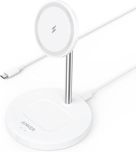 Picture of A2543H21 Anker PowerWave Magnetic 2-in-1 Stand  B2B - UN (excluded CN, Europe) White Iteration 1 