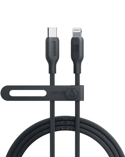 Picture of A80B2H11 Anker 542 USB-C to Lightning Cable (Bio-Based 6ft) B2B - UN (excluded CN, Europe) Black Iteration 1