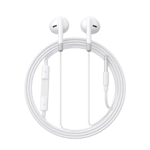Picture of JR-EW01 Wired Series Half In-Ear Wired Earphones-White