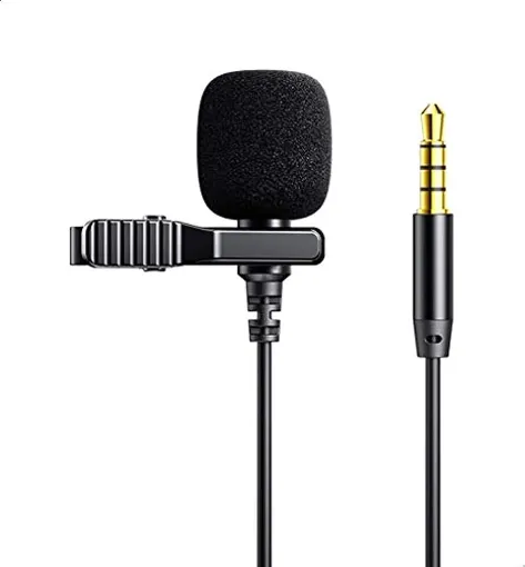 Picture of JR-LM1 Lavalier Microphone 2M Black