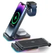 Picture of JR-WQN01 15W 3-in-1 Foldable Wireless Charging Station-Black