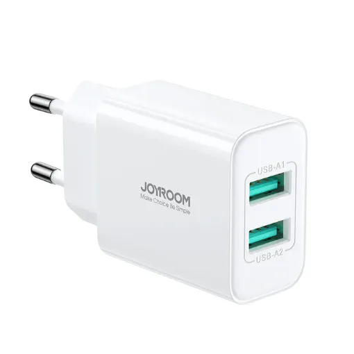 Picture of JR-TCN04 2USB Charger EU White