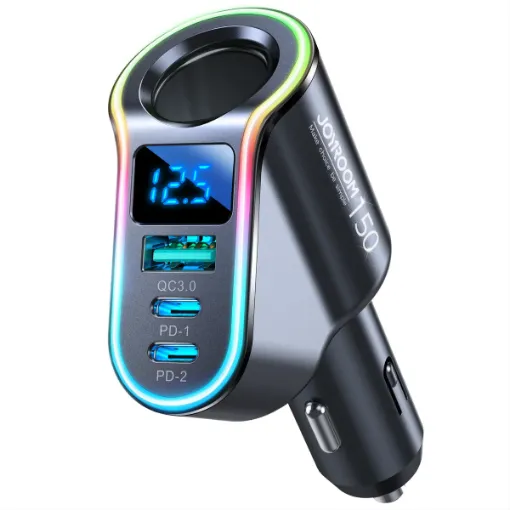 Picture of JR-CL21 150W 4-in-1 Car Charger-Black