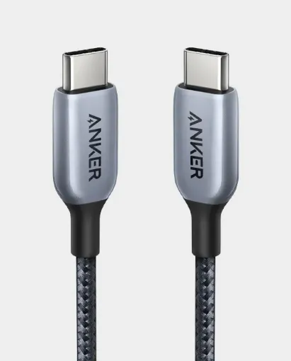 Picture of Anker 765 USB-C to USB-C Cable (140W 6ft Nylon) Gray