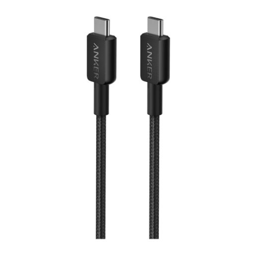 Picture of Anker 322 USB-C to USB-C Cable (3ft Braided) - Black