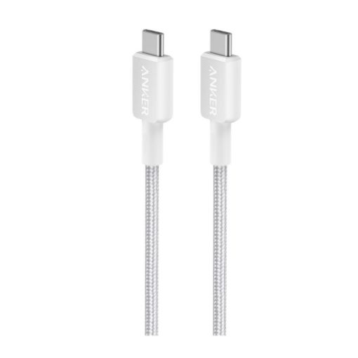 Picture of Anker 322 USB-C to USB-C Cable (3ft Braided) - White