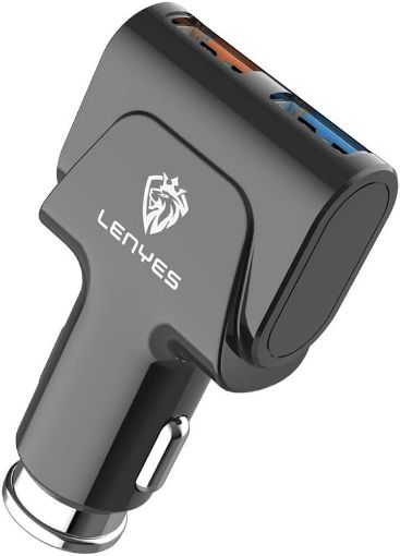 Picture of CAR CHARGER                        QC3.0 QUICK CHARGE