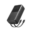 Picture of JR-PBC06 30W mini Power Bank with Dual Cables 10000mAh-Black With USB.A to Type.C 0.25m Cable