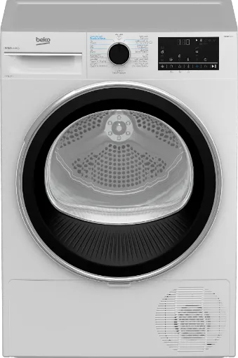 Picture of Beko Dryer 8 kg Inverter Heat Pump IronFinish  A+++ White