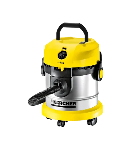 Picture of  Karcher vacuum cleaner,20 liters,1600 watts,with a fabric bag and can also be used.