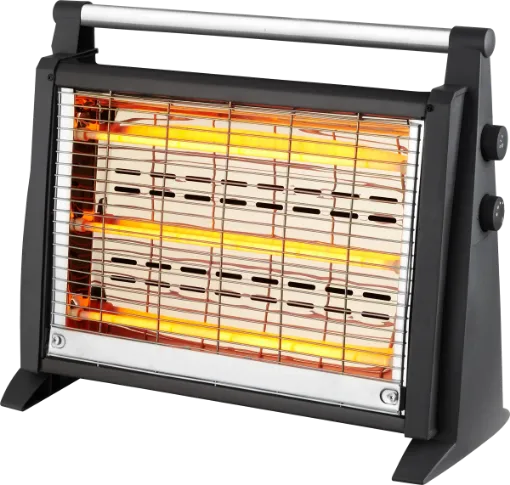 Picture of Elecrtomatic Quartz Heater 1800 W 2 Heat Settings With Tip-over Switch