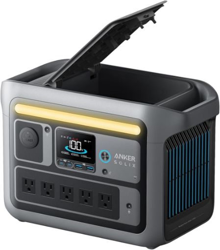 Picture of A17542A1 Anker SOLIX C800 PLUS Portable Power Station  Gray 