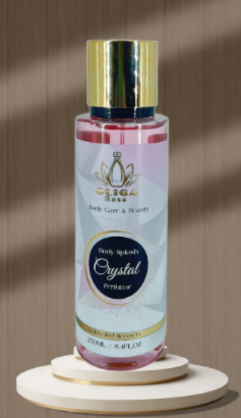 Picture of Oliga rose Body Splash for women crystal
