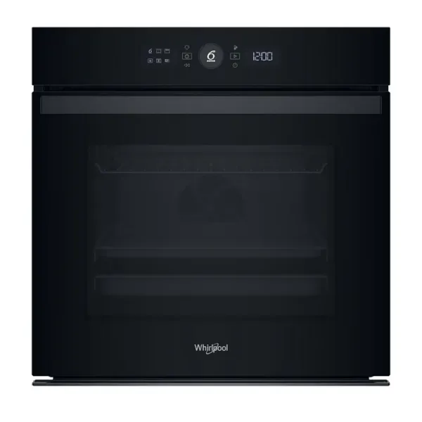 Picture of Whirlpool WOI4S8HM2SBA Built in Electric Oven 60cm 73lit Black 6th Sense