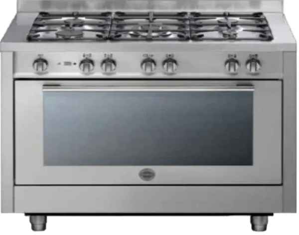 Picture of Gas Cooker 100cm Cast Iron 133Lit S.Steel