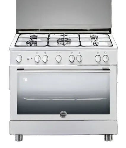 صورة طباخ غاز 90 سم 116 لتر أبيض