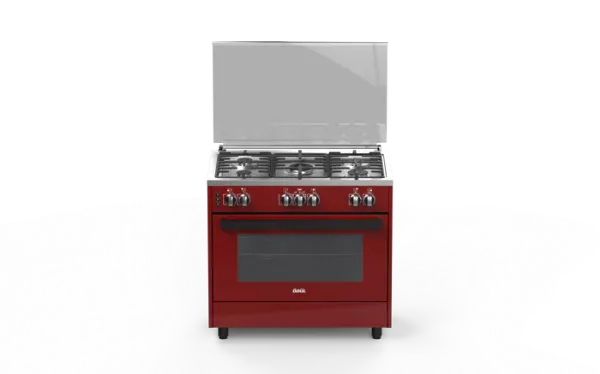 Picture of Gas Cooker 90cm Full-Safety Turbo Fan*2 Cooling Fan*1 Red