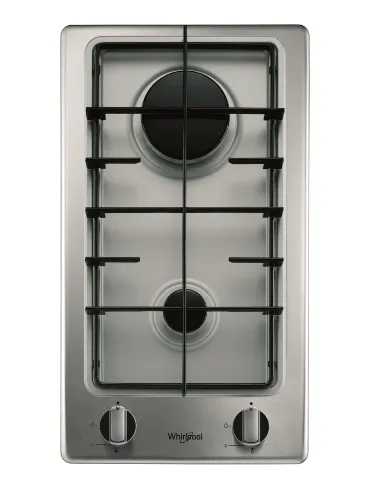 صورة موقد غاز 30 سم 2 شعلة من الفولاذ المقاوم للصدأ