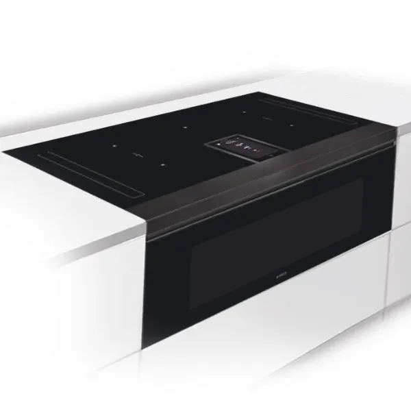 Picture of Induction Hob+Hood+Oven Combi Steam 90cm 1200m3/h 63Lit A+ Black