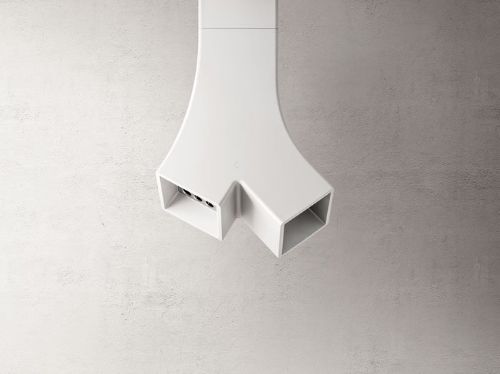 صورة شفاط جزيرة 66 سم 900 متر مكعب/ساعة كريستال بلانت أبيض