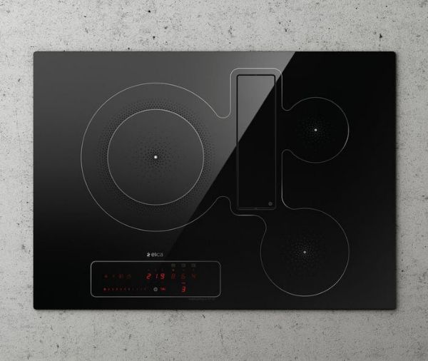 Picture of Nikola Tesla Hood+Induction Hob 60cm 850m3/h Black Glass BL/F PO/60
