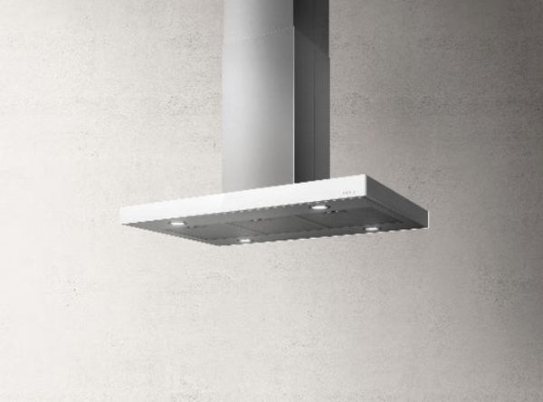 Picture of Wall Hood 90cm 1000m3/h S.Steel+Black Glass