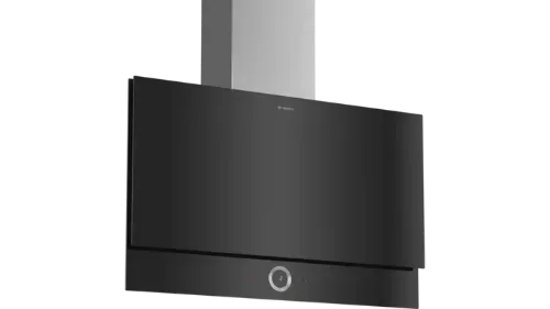 صورة شفاط حائط 90 سم، سلسلة 8، 717 متر مكعب/ساعة، أسود