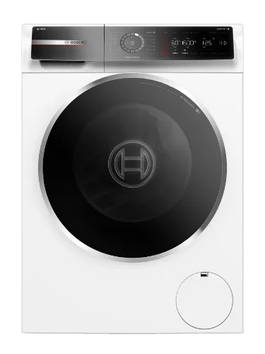 صورة غسالة ملابس سعة 10 كجم، سرعة 1600 دورة في الدقيقة، موديل 8، لون أبيض