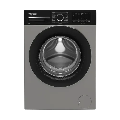 صورة غسالة ويرلبول WFL 08122S SBMJ سعة 8 كجم، 1200 دورة في الدقيقة، فضية اللون