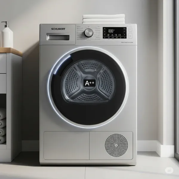 Picture of SCHUBERT DHP10S Dryer Heat Pump10kg A++ Silver