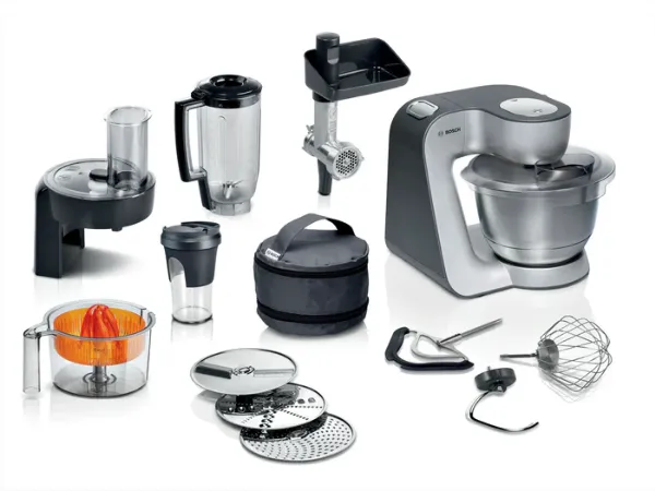 Picture of Bosch MUM58359 Series 4 Kitchen machine MUM 5 1000 W Silver, Dark silver