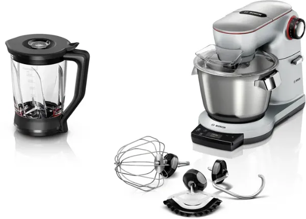 Picture of BOSCH MUM9YX5S12 Series 8 Kitchen machine with scale OptiMUM 1500 W Silver, Black