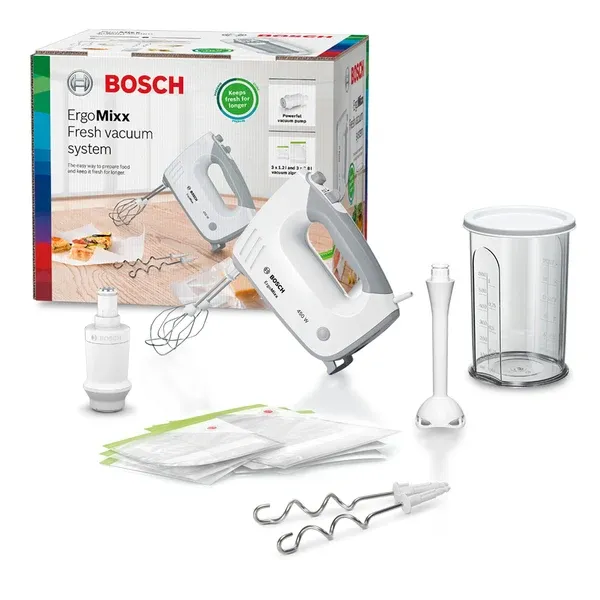 Picture of Bosch MFQ364V0 Hand Mixer Ergo Mixx 450W White